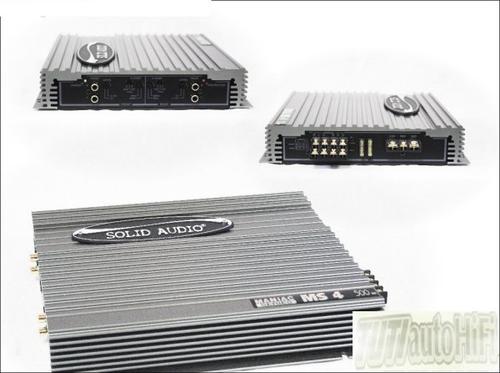 Solid Audio MS4 - Solid Audio autóhifi erősítő 4 csatornás