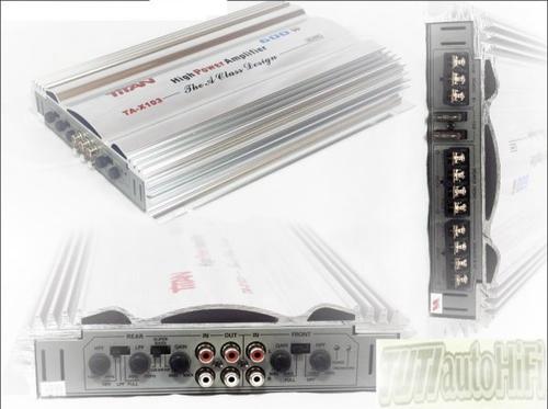 Titan TAX-103 - Titan 4 csatornás hidalható erősítő max.800W