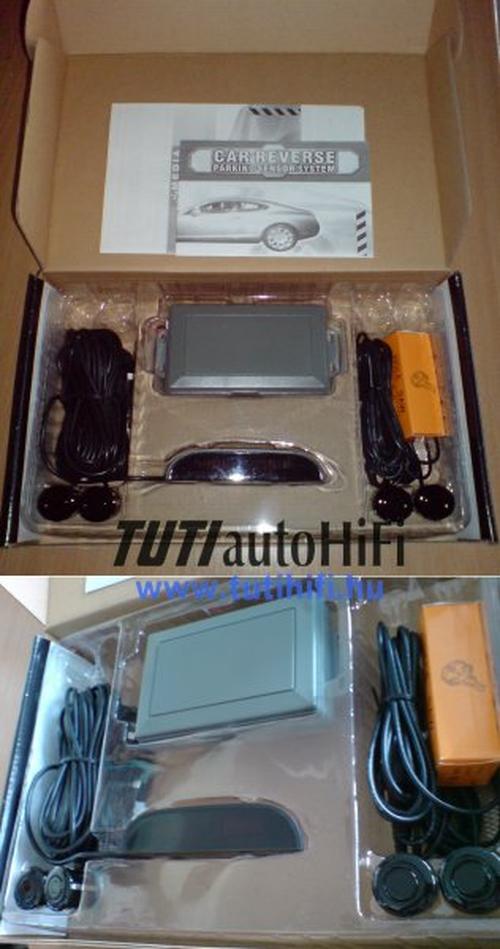 TR39-22 - 4 szenzoros tolatóradar kijelzővel