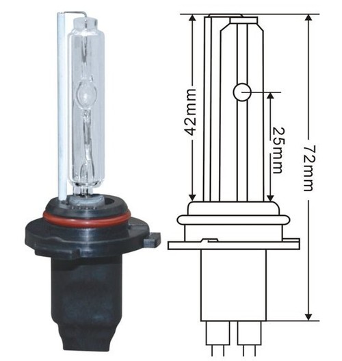 HB3/9005 izzó - HB3 Xenon izzó 6000K