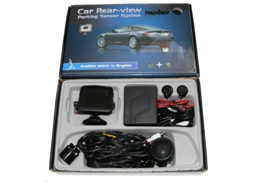 Tolatókamera szett PK023 - Tolatókamera-és radar szett, kijelzővel