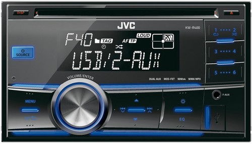 JVC KW-R400 - JVC 2 DIN méretű autóhifi fejegység