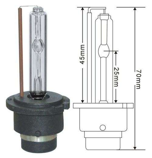 D2R 4300K - xenon izzó D2R