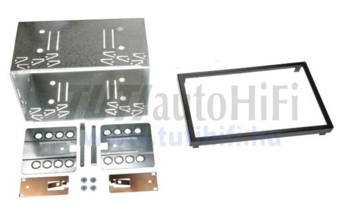 2 DIN keret UNIV.K - 2 DIN univerzális beépítőkeret szerelékekkel